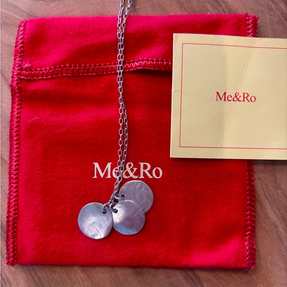Me & Ro Silver 3 Pendant Necklace